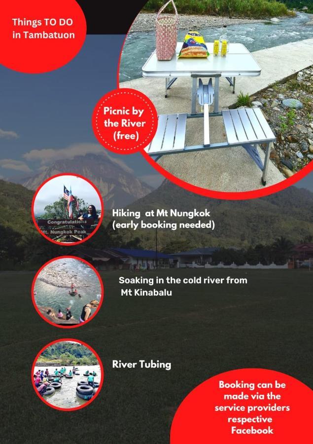 Rainbow Lodge Tambatuon Kota Belud Eksteriør billede