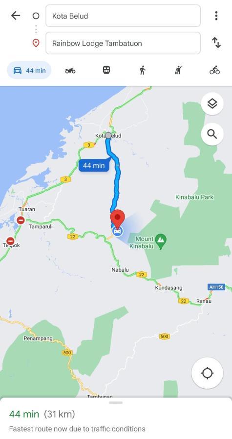 Rainbow Lodge Tambatuon Kota Belud Eksteriør billede